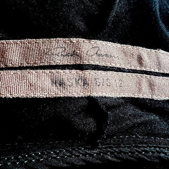 RICK OWENS Vintage 2012 One-Shoulder Strapless Top Silk & Lamb Leather - Picture 12 of 14